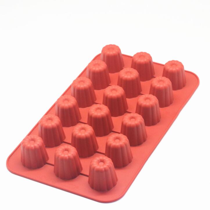 canele mold Silicone Canneles Mold French Custard Coffee Cake Mould Bordelais Silicon Candy Maker: 2