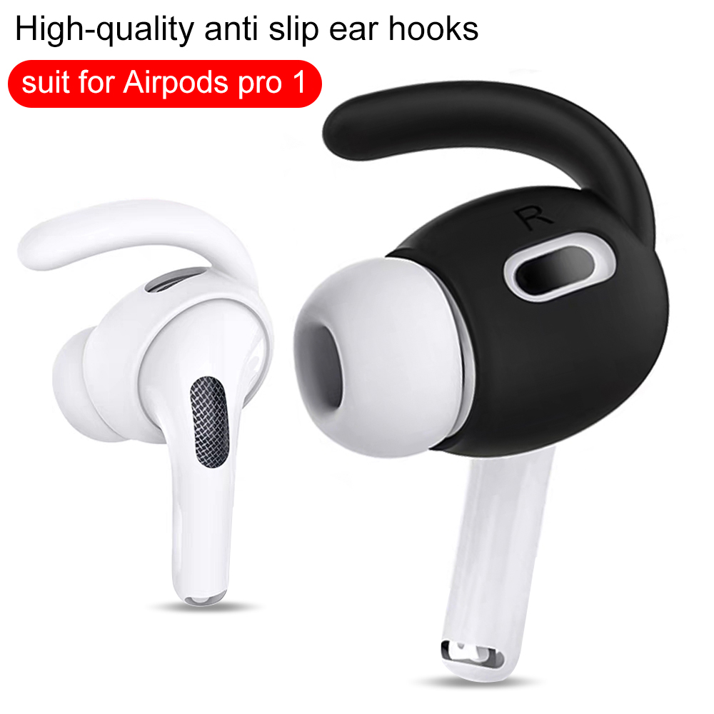 1/4 paires pour AirPods Pro crochets d'oreille couvre accessoires Silicone anti-dérapant embouts d'oreille sport manchon de protection pour AirPods Pro Gen 1