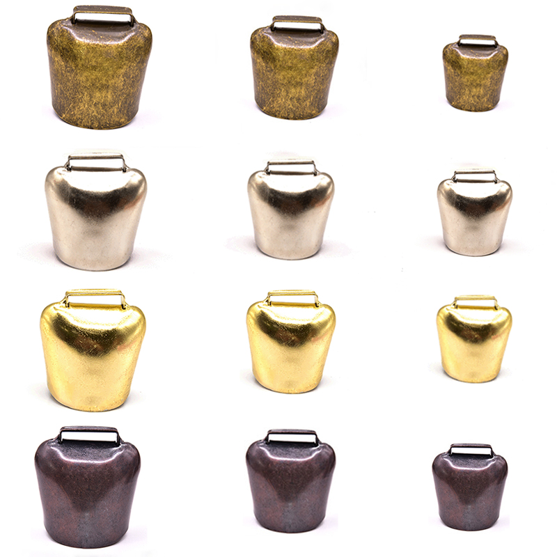 Cloches en métal pour bétail, 1 pièce, pour vache, cheval, mouton, prévention de la perte, fort, croustillant, étalé plus loin
