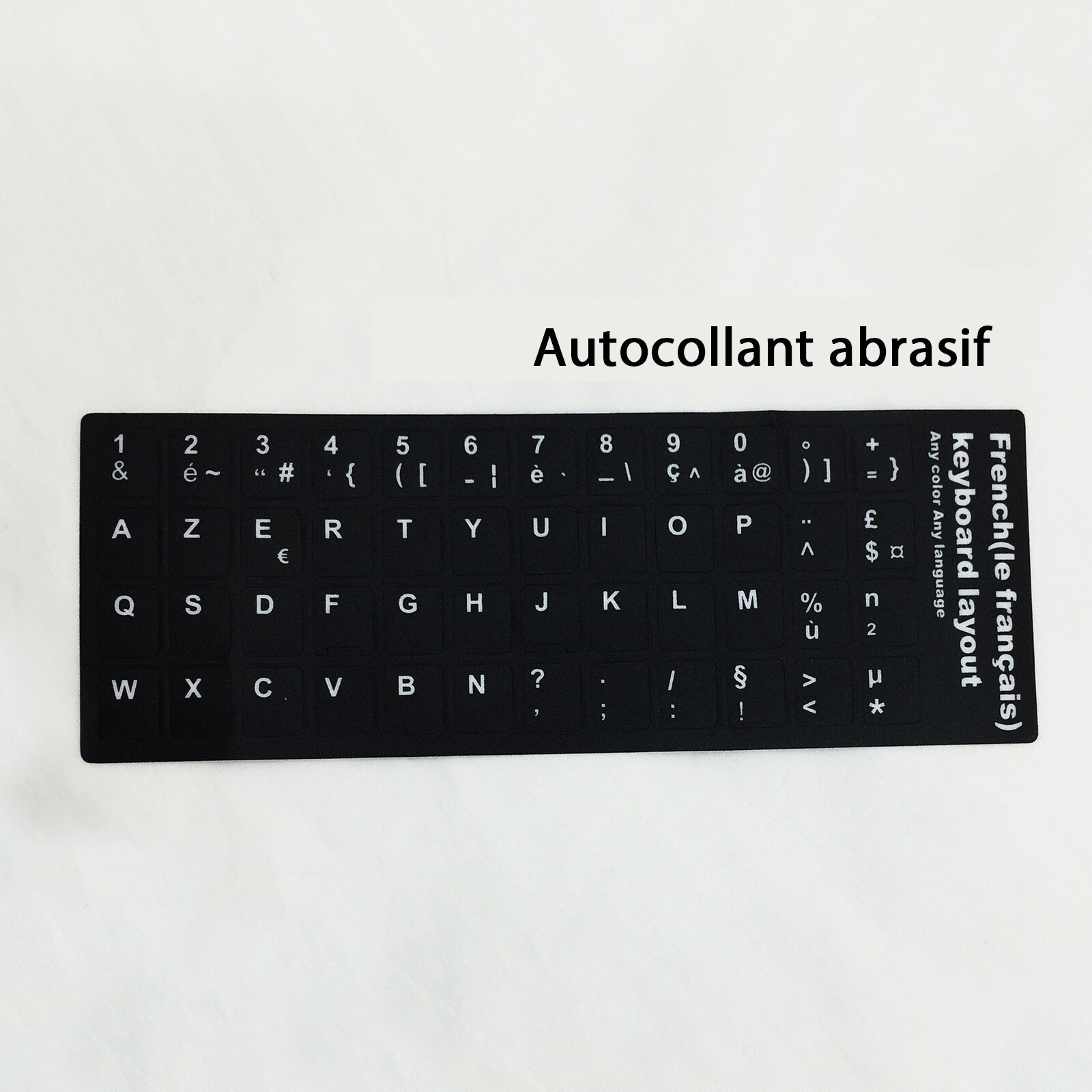 3PCS Notebook Keyboard Stickers Russian French English Arabic Spanish Portuguese Hebrew Keyboard Stickers Letter Alphabet Layout: D