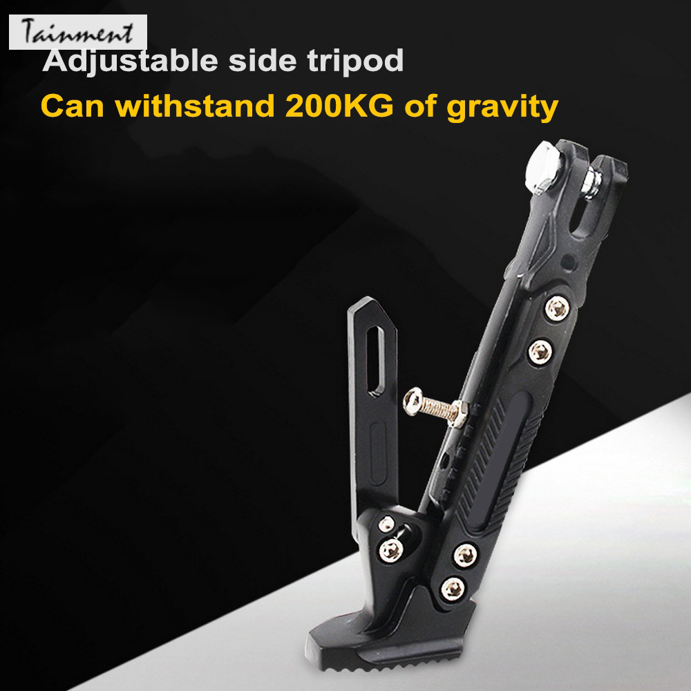 1Pcs Motorcycle Stand Adjustable Foot Side Support Parking Stand for Electric Motorcycle Parking Foot Side Support Stand Tools