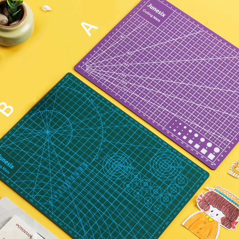 Pogrubienie A3/A5 wielofunkcyjny pcv mata robić cięcia samogojąca mata robić cięcia Podkładka pokładzie nóż robić wycinania narzędzia rękodzielnicze DIY materiały biurowe