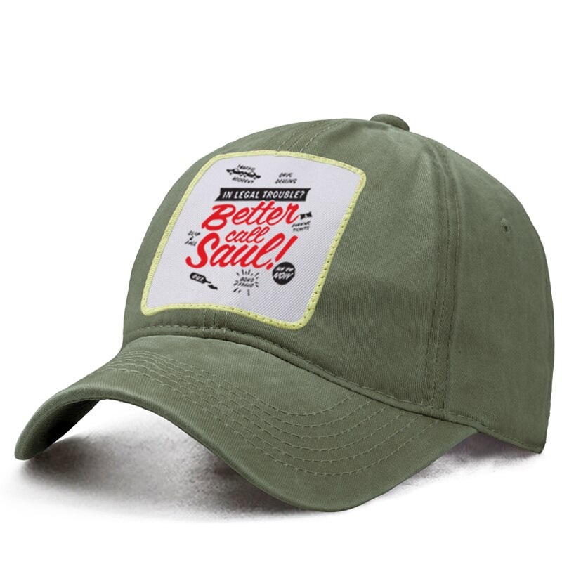 Meglio Chiamare Saul Berretto Da Baseball Donna Berretti Coda di Cavallo Caps Papà Trucker Snapback Cappello Solido Boinas Gorras Casquette Sole Cappelli Ombra: Drak Green 6