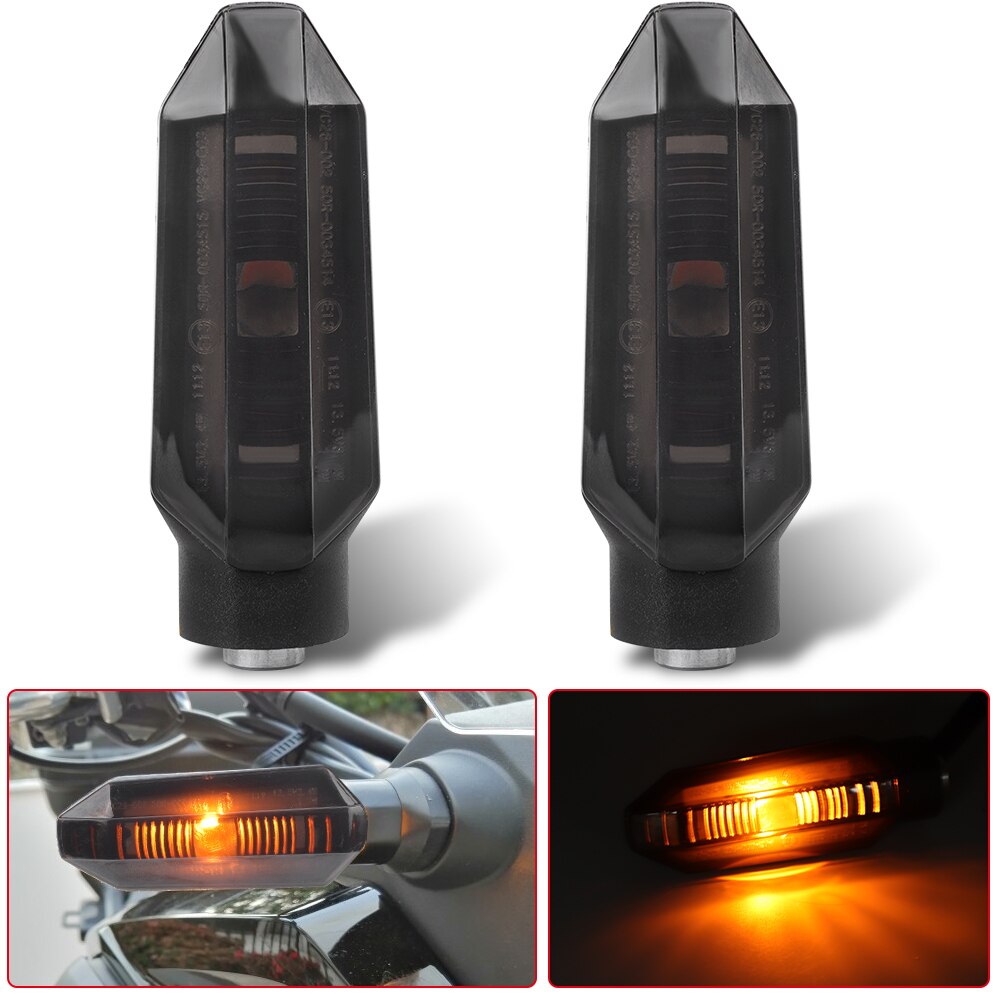 Mini Motorfiets Led Knipperlichten Light Indicator Lamp Moto Blinker Flasher Lichten Clignotant Moto Voor Honda Cbr 650R