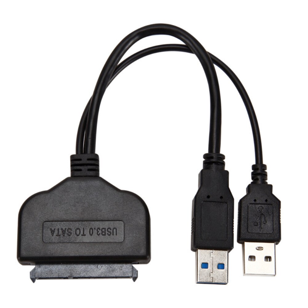 Verkoop Usb 3.0 Of USB2.0 Naar Sata 22Pin Adapter Kabel Voor 2.5 / 3.5 Inch Hdd Externe Voeding harde Schijf Converter