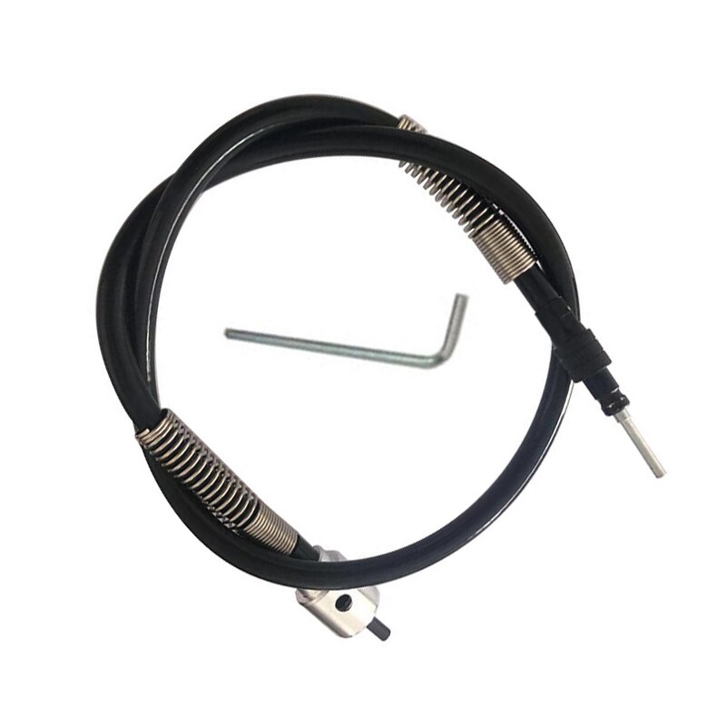 0.3-6.5mm Rotary Grinder Tool Flexible Flex Shaft 0.3-6.5mm Drill Chuck For Dremel Rotary Tool: Black Flexible shaft