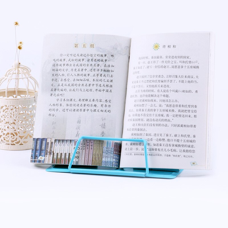 Metal Simple Reading Frame Multifunctional Cartoon Reading Frame Portable Anti Myopia Reader Good Helper For Office And Study
