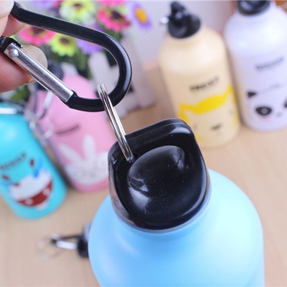 Cartoon Animal Water Bottle Portable Hydro Flask Lovely Sport Hiking Biking School Water Bottle For Children Kids Water Bottle