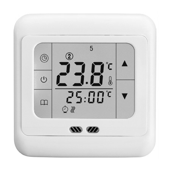 Floureon BYC07.H3 Thermoregulator Touch Screen Heating Thermostat for Warm Floor,Electric Heating System Temperature Controller