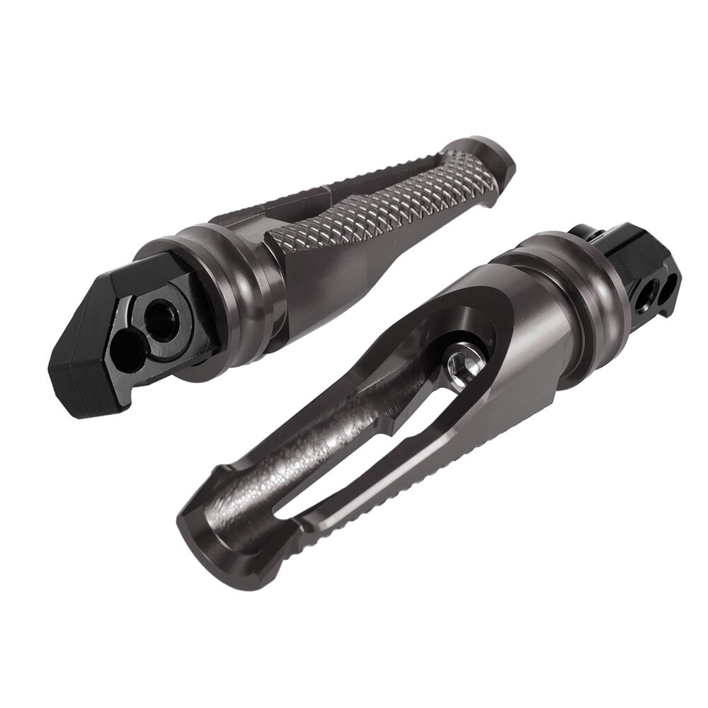 Pedaleira de alumínio para motocicleta, para honda cb1000r 2016-2018, pedaleira do passageiro traseiro, cbr600rr 2010-2018, cbr1000rr 2010-2018: Titanium