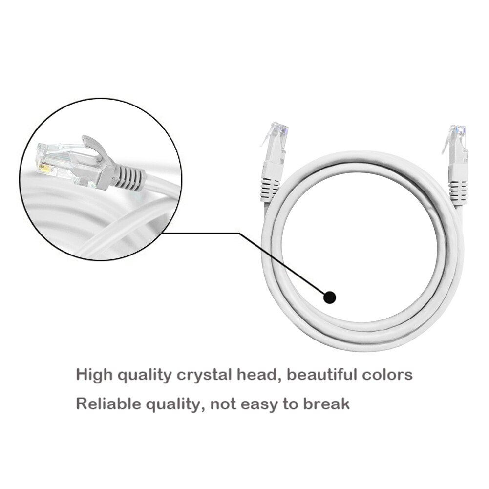 Duurzaam CAT5e Ethernet Lan Kabel UTP RJ 45 Netwerk Kabel voor Cat5 Compatibel Patch Cord voor Modem Router Kabel Ethernet 1-5m