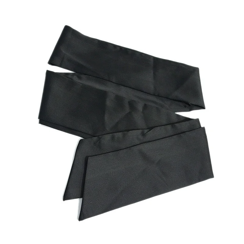 Cinturones de mujer decorados con sello de cintura ancha de seda negra Burdeos y encaje Largo de seda de hielo, cinturón de accesorios suaves, nuevos