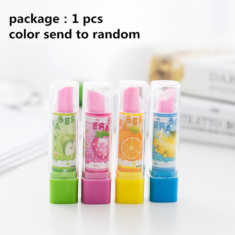 Borradores de goma triangulares creativos para estudiantes, pluma Flexible y duradera, papelería, suministros escolares para niños, 1 Uds.: Borgoña