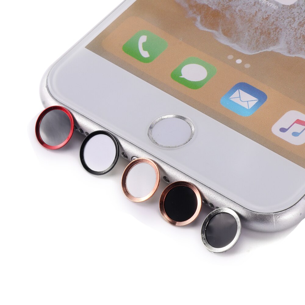 Pegatina de botón de inicio para IPhone 8, 7, 6, 6S Plus, 5s, 5 SE, IPad, ID táctil