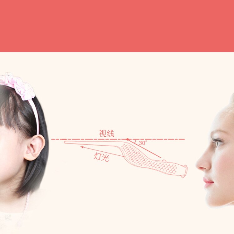 Style LED Flashlight Ear Pick Wax Remover Ear Cleaner Tweezers Ears Care Tool