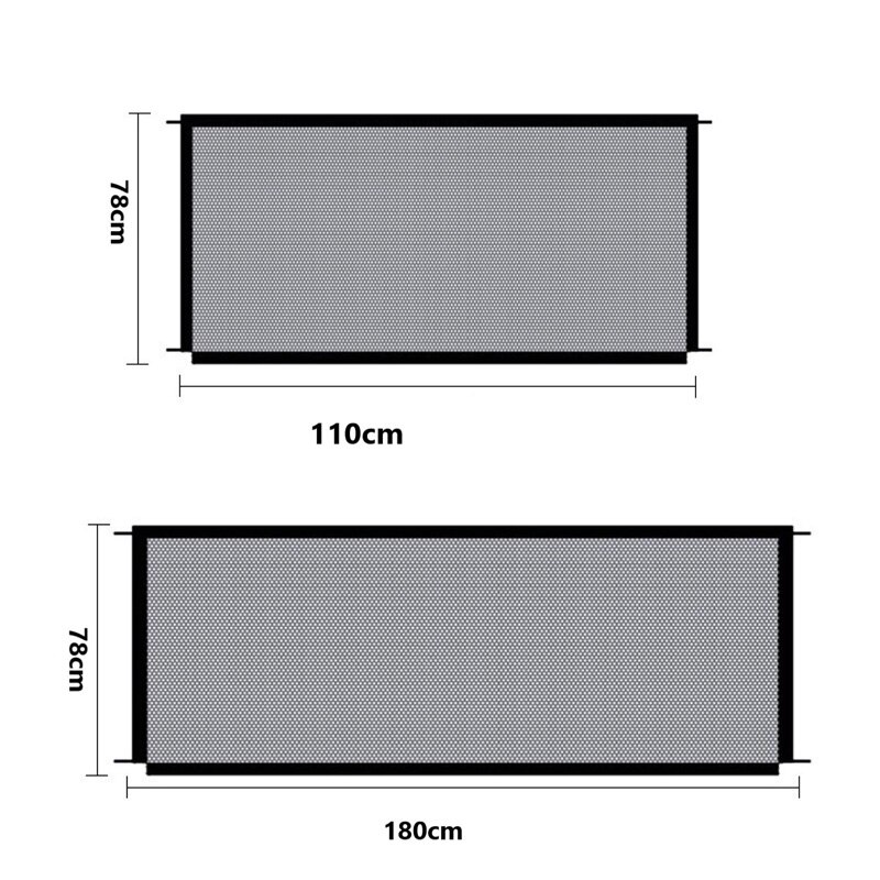 ZOOPEEN Foldable Dog Cloth Net Portable Protective Net Cloth Fence Cat And Dog Obstacles Prevent Dogs Running Pet Accessories