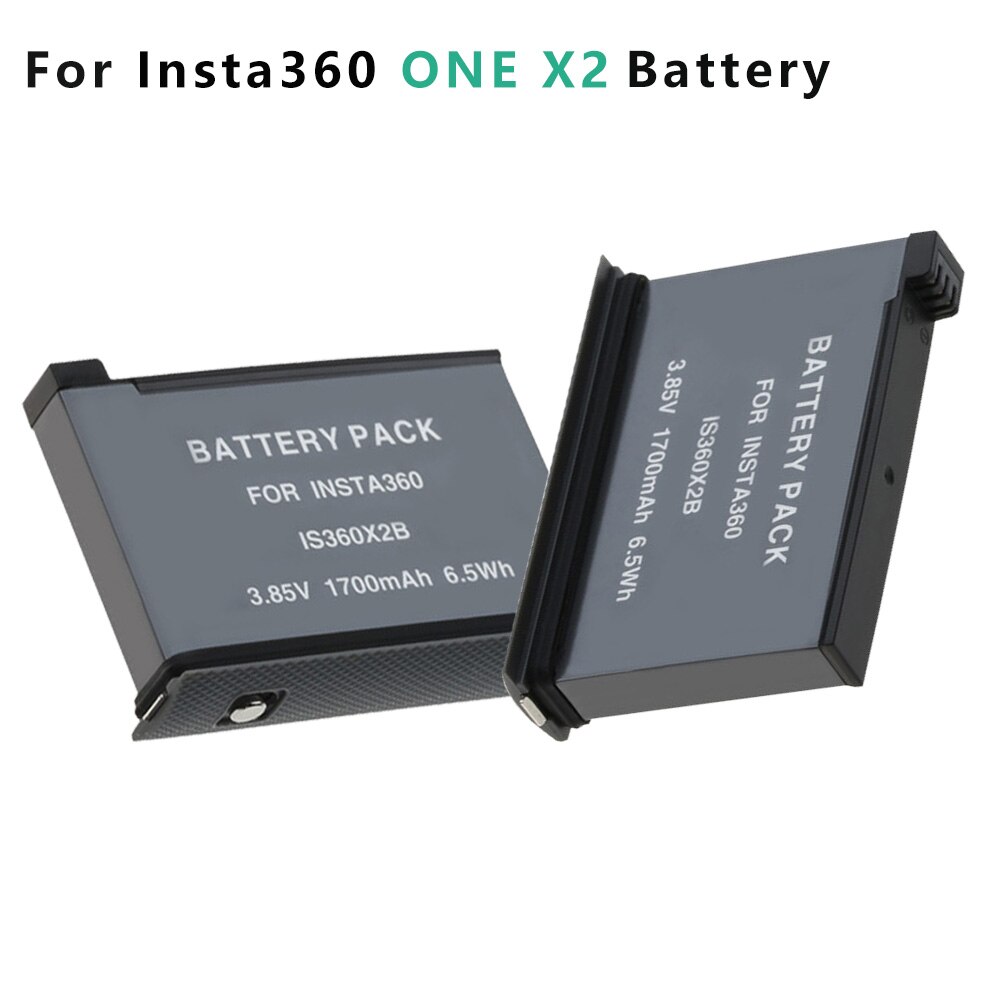 For Insta360 ONE X2 Rechargeable Li-ion Battery Compatible with Insta 360 One X 2 Action Camera 1700mAh IS360X2B Battery