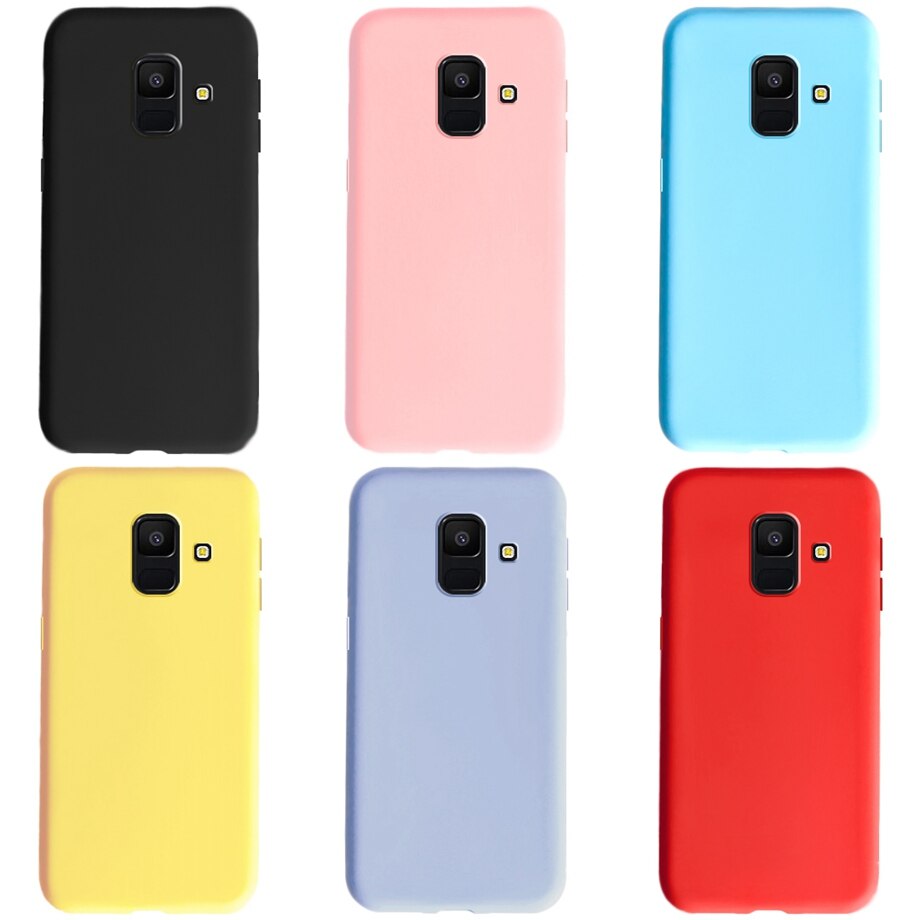 Hoesje voor telefoonhoesje samsung galaxy  a6 samsung  a 6 plus  a6 plus  a600f a610f zachte siliconen achterkant hoesjes cover fundas coque