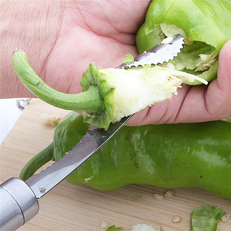 1pc roestvrijstalen barbecue chili peper ontpitter jalapeño ontpitter peper ontpitter keuken kookgereedschap