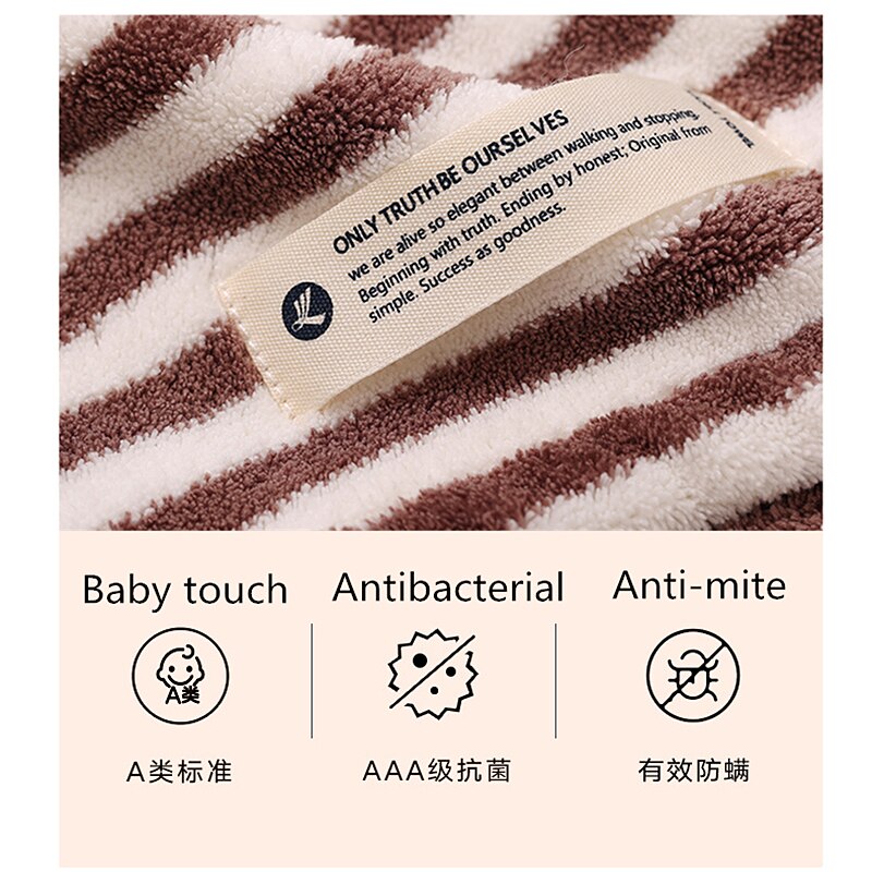 Toalla microfibra para cabello seco toallas de baño antiácaros toalla de baño para el cuidado del cabello de