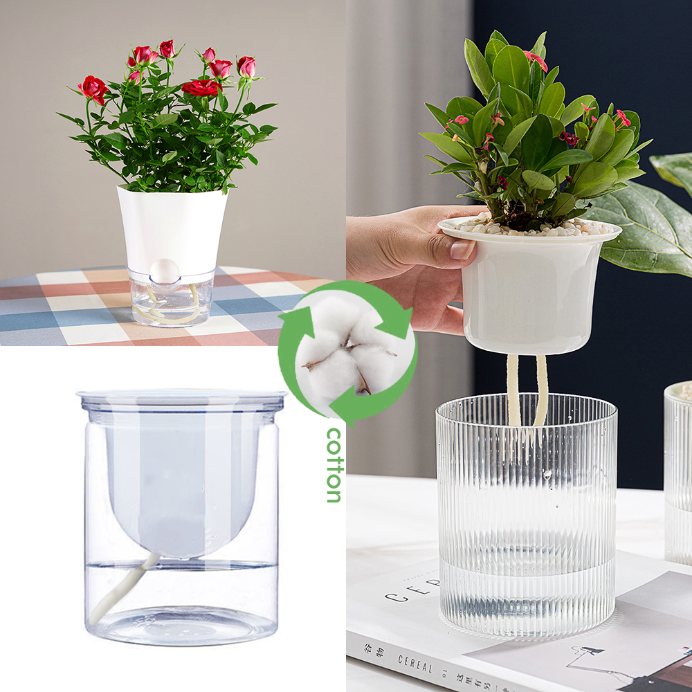 /6mm selbst bewässernde Baumwolle Docht Schnur Topfpflanze Sämlinge Blumentopf DIY automatische Bewässerung Tropf Garten Bewässerungs System