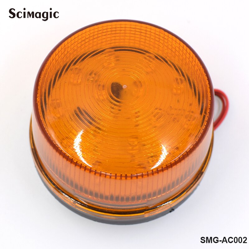 Smg 12V Of 24V Security Alarm Strobe Signaal Waarschuwingslampje Led Lamp Knipperlicht Slagboom Signaal Strobe knipperende Lamp: 24V yellow DC