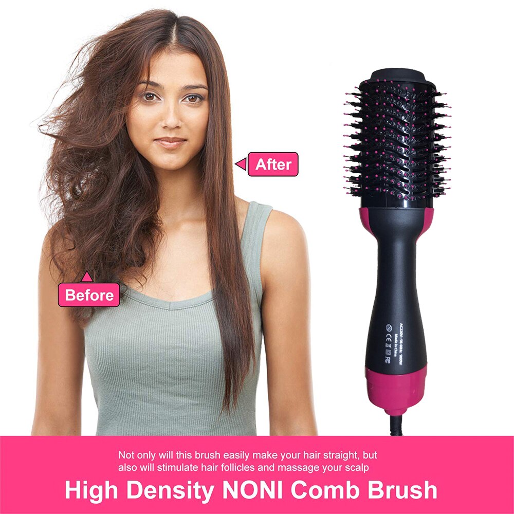 Straight Hair Comb Salon Hair Styling Tools Hair Straightener Comb Air Comb Hair Styler Blow Dryer 2 In 1 Blower Hairbrush