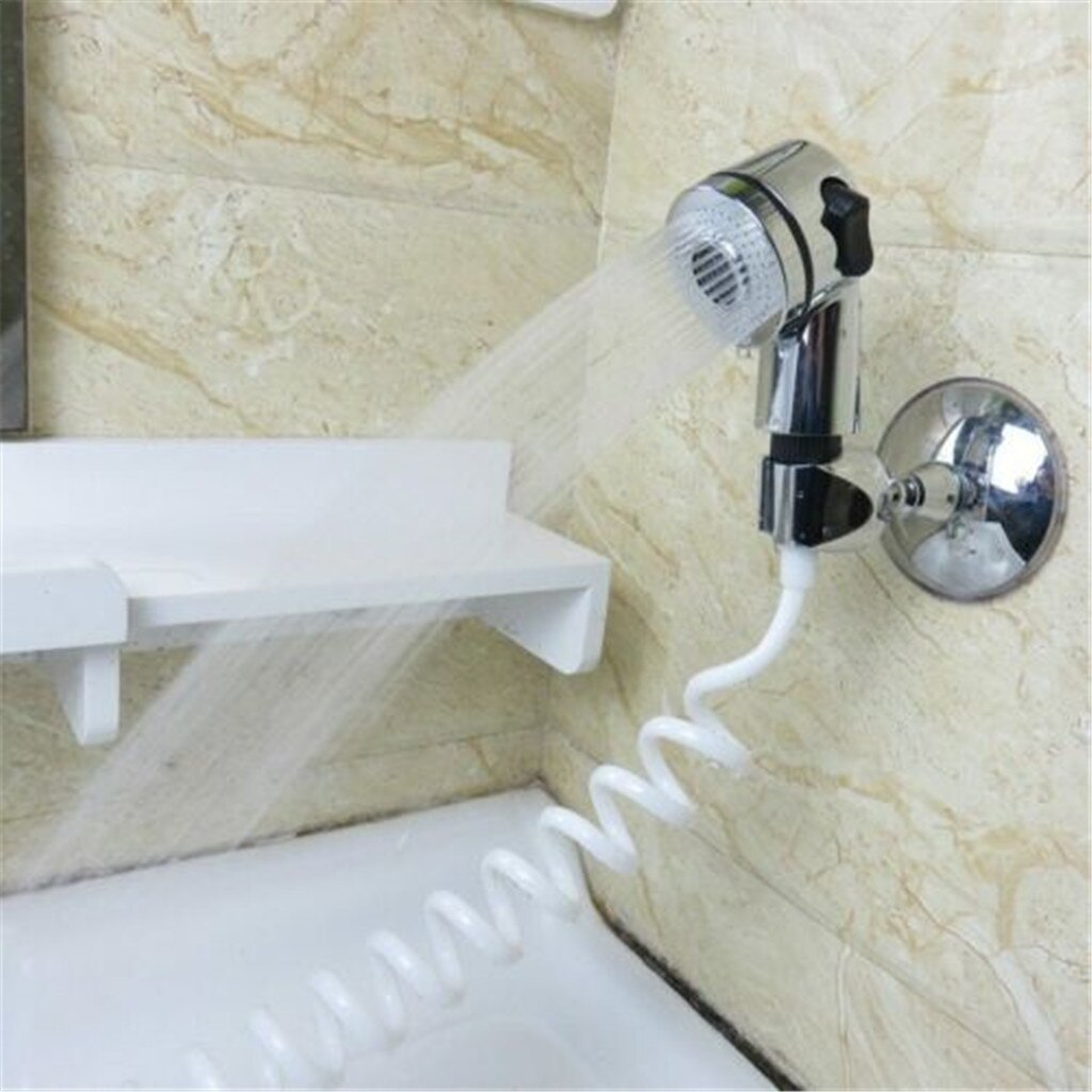 Detachable Sink Shower Extension Head Set Adjustable Quick Connect Faucet Hand Shower For Hair Wash Shower Home Bathroom
