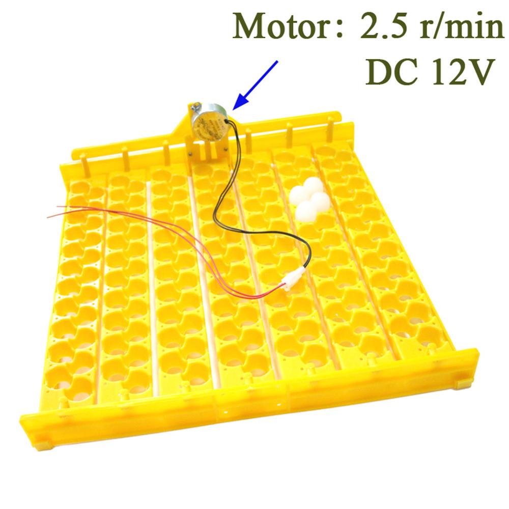 Broedmachine voor 154 vogels, draaiplateau voor kwartel-duif-papegaai-eieren, automatisch draaiplateau, broedmachine voor 110v/220v/12v motoren: Dc 12v