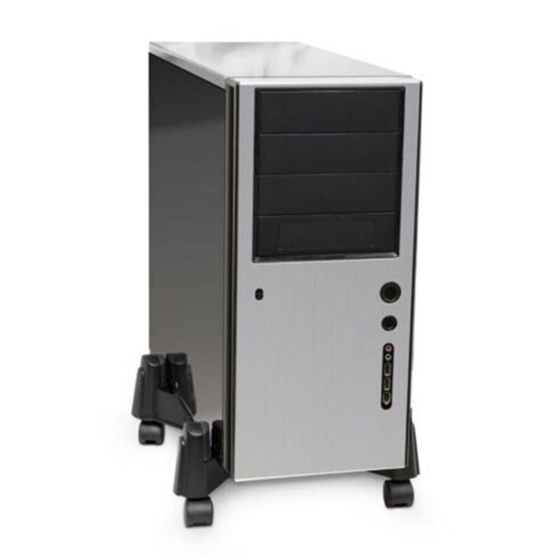 Wielen Roll ABS Wielen Tower Case Stand Anti-slip Verstelbare Thuis Desktop Computer Accessoire