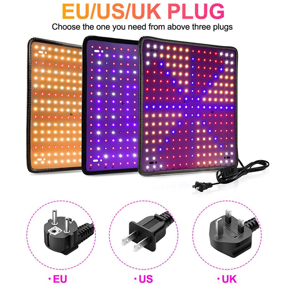 Grow Light LED Plants Growth Lamp Full Spectrum Strip Light Phytolamp Red Blue Lighting Seedling for Flower Succulent Vegetable