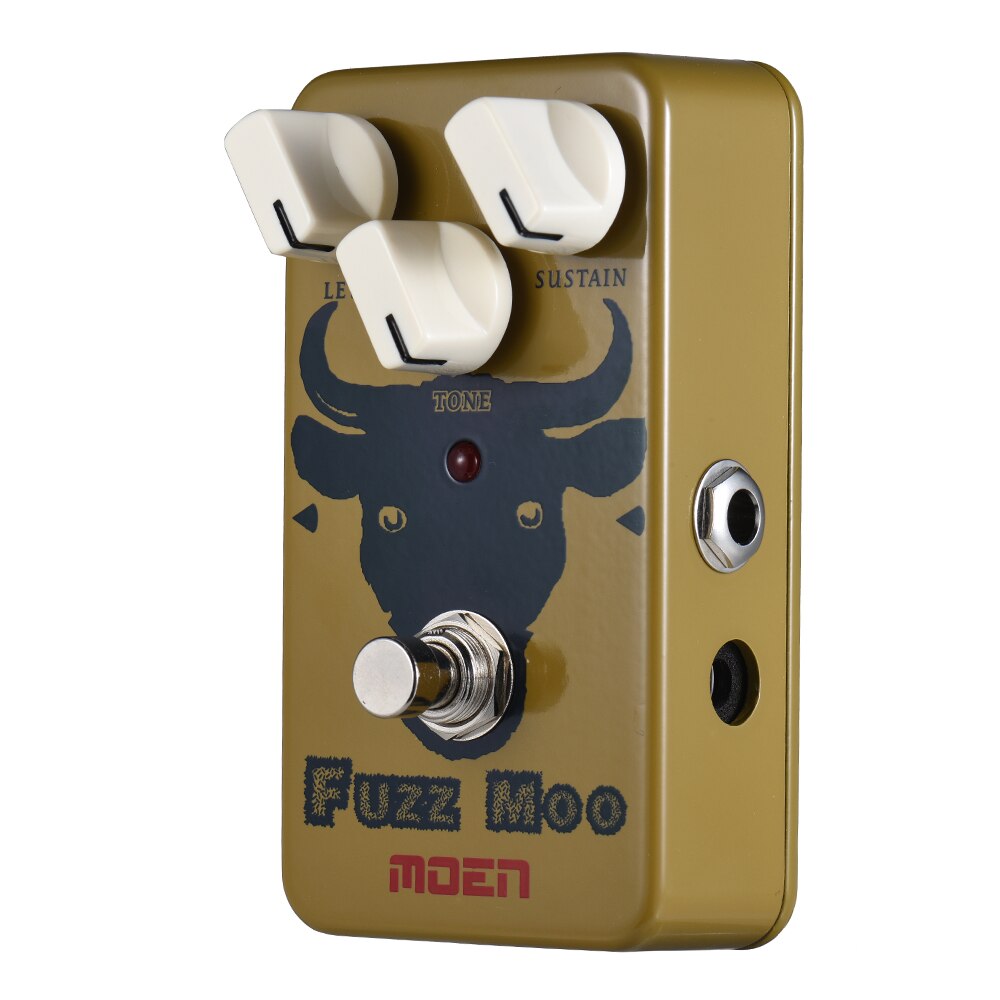 MOEN AM-FZ Fuzz Moo Fuzz Guitar Effect Pedal True Bypass Full Metal Shell Guitar Parts & Accessories
