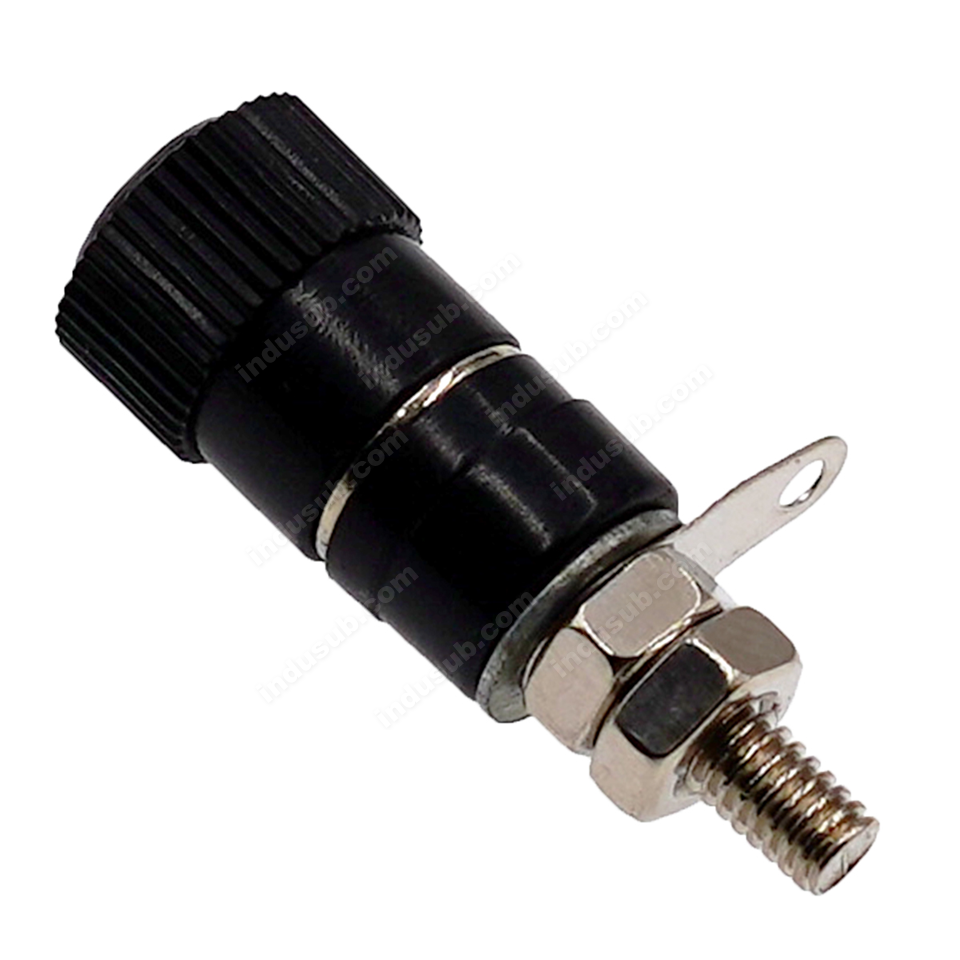 10Pcs Terminal Blokken JS-910B Js-919 4Mm Versterker Terminal Binding Post Moer Banana Plug Jack Connector Black