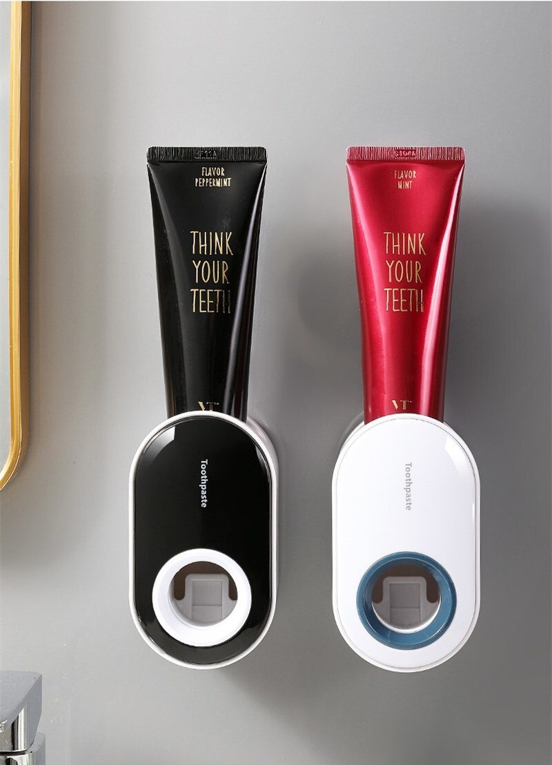 Automatic Toothpaste Squeezer Home Toothpaste Holder Easy Dispenser Rolling Holder Bathroom Supply Tooth Cleaning Accessories