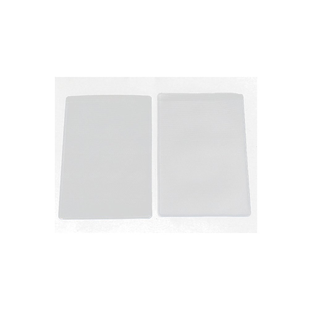 Tarjetero de Pvc mate transparente de plástico
