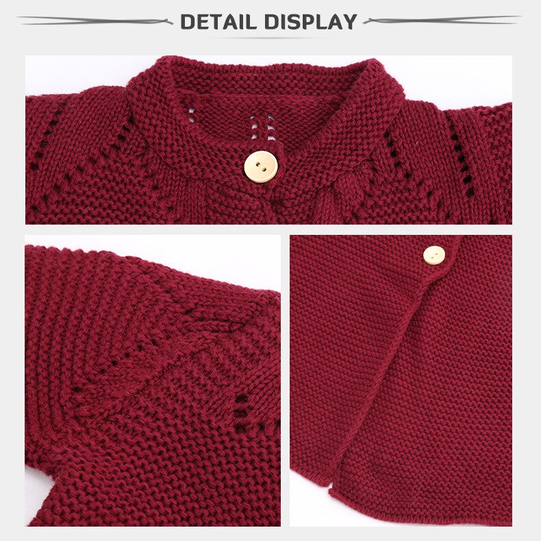 Pudcoco Baby Meisjes Herfst Herfst Kleding Geel/Rood/Roze Effen Kleur Trui + Hoed 2 Stuks Set Warm kinderen Outfit