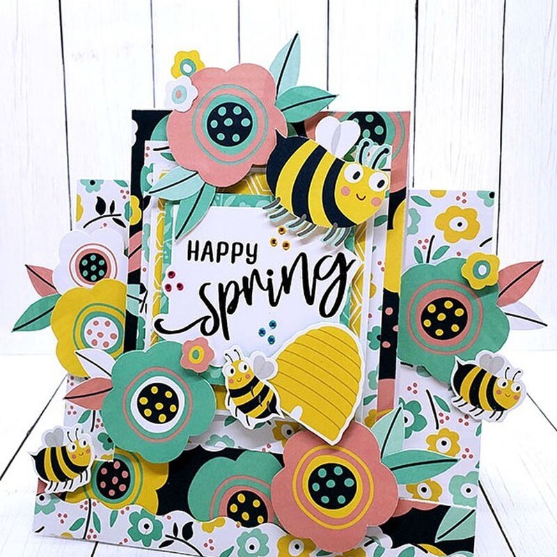 Noël cerf/orignal ours câlin miel abeille anniversaire éléphant sorcière chaussures + Phrases bénédictions matrices et timbres pour bricolage carterie