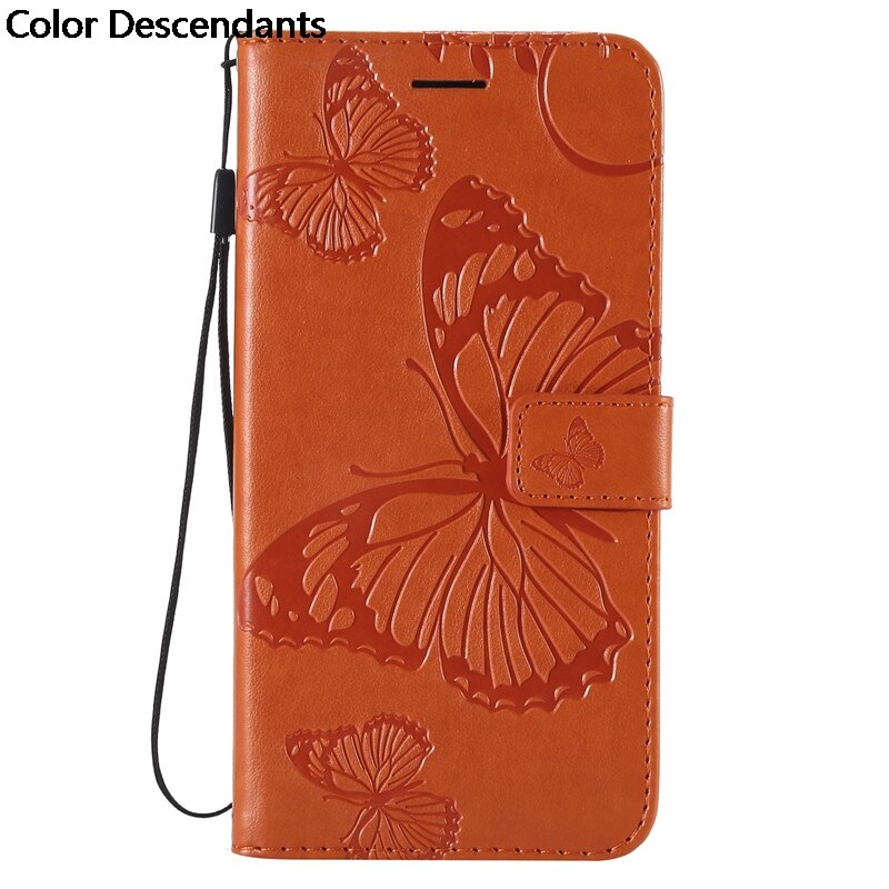 Para LG K11 caso LG K11 caso cubierta de lujo cartera funda trasera de cuero PU caja del teléfono para LG K11 K 11 LGK11 caso protector con tapa: Orange