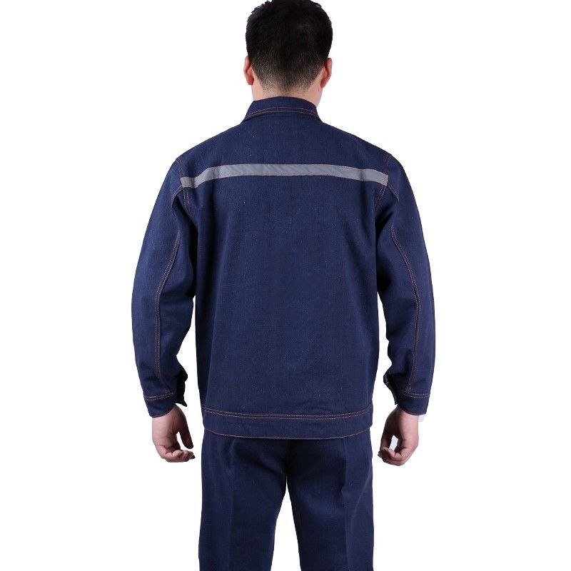 Uniform Mannen Vrouwen Werken Kleding Lassen Pak Jas En Broek Reflecterende Kleding Werkkleding Jeans Gewaad Cambinezon