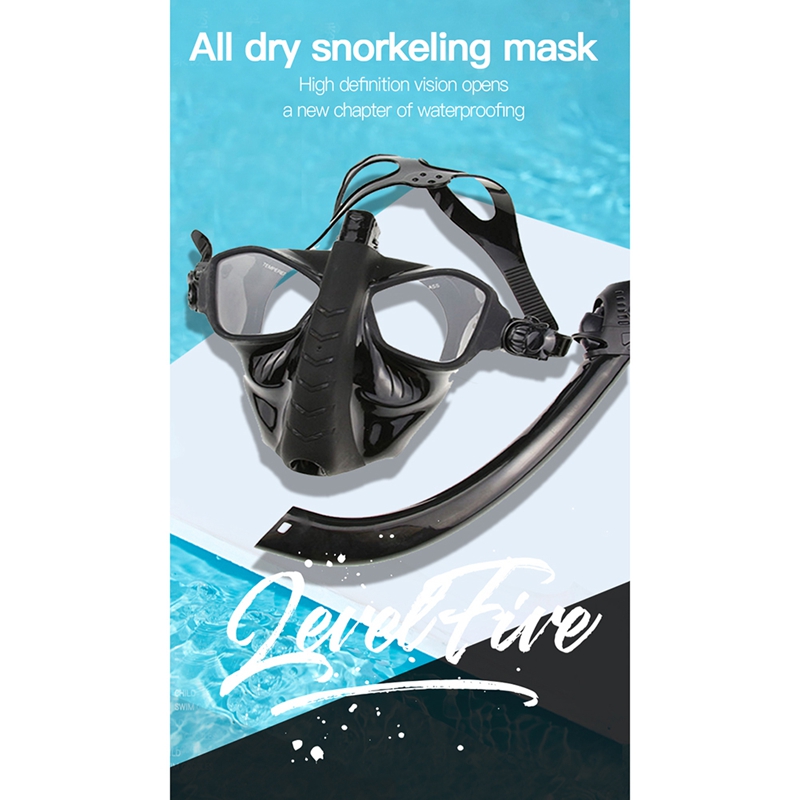 Máscaras de buceo, tubo de buceo, gafas de natación, equipo de aspiración subacuática, máscara de cara completa, resistente al agua