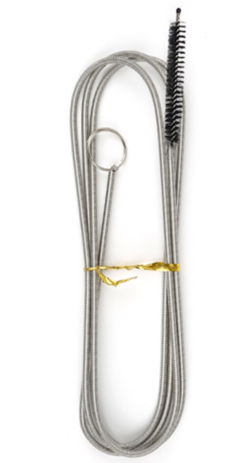 Cleaning the Water Tubing Long Flexible Cleaner Refrigerator Scrub Brush Water Dredging Fridge Cleaning Brush Tools TXTB1: black / 155cm