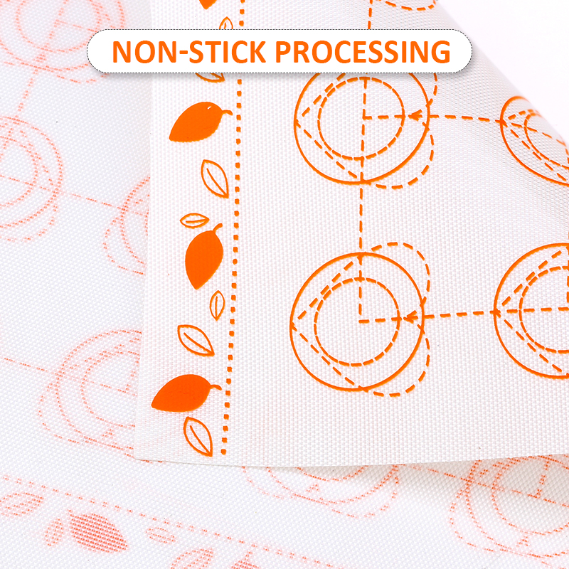 FAIS DU Macaron Silicone Baking Mat Non-Stick Cookie Pad Fondant Bakeware Oven Home for Cakes Pastry Tools Rolling Dough Mats