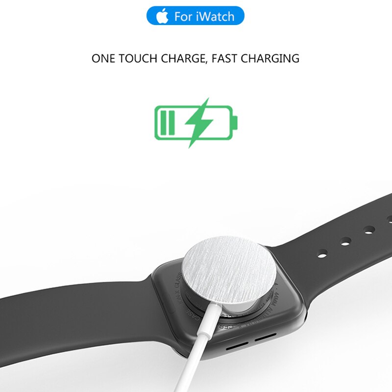 Przenośny QI inteligentny zegarek USB ładowarka kabel magnetyczny bezprzewodowy stacja dokująca robić jabłko IWatch seria 7 6 5 4 3 2 SE Applewatch sznur