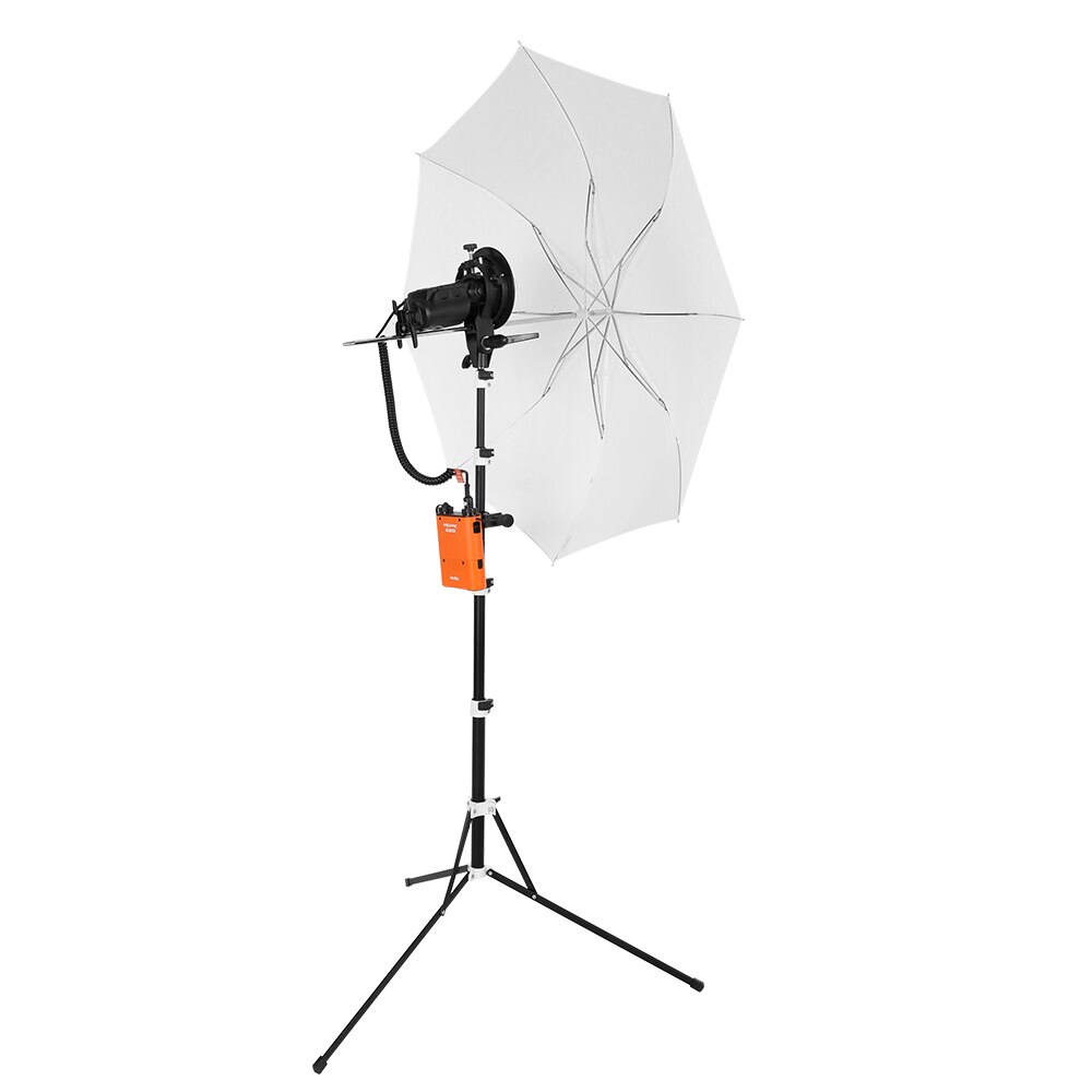 210cm 5 Section Collapsible Light Stand 6.9ft Metal Portable Foldable Tripod Outdoor Light Stand for Studio Flash Speedlite