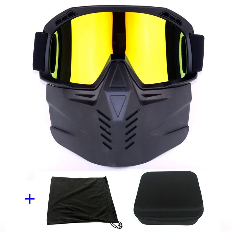 Hiihto lumilautailulasit pyöräilykypärä hengittävät lasit anti-uv talvi hiihto moottorikelkka silmälasit maski motocross aurinkolasit: C -1