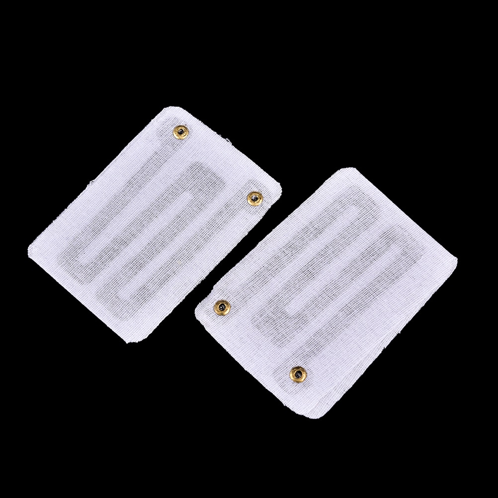 Almofadas de aquecimento usb 3.7v luvas aquecidas almofadas de rato quentes para aquecer seus joelhos do pé fibra de carbono 2 pces