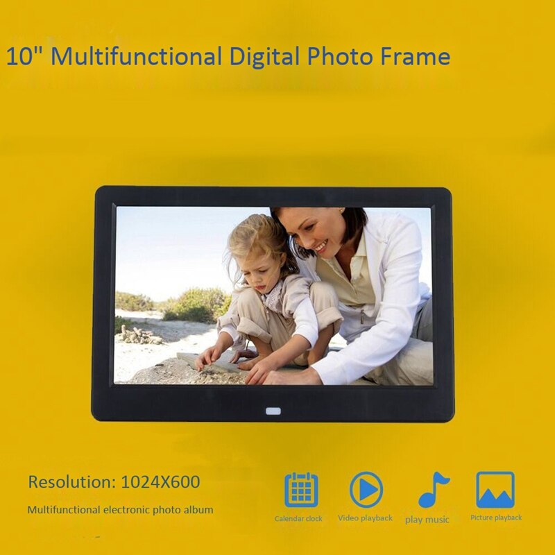 10 Polegada quadro de imagem digital led hd função completa álbum eletrônico digitale imagem música vídeo