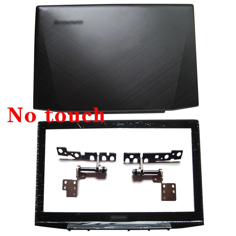 Capa traseira para laptop lcd, moldura frontal/dobradiça/palmrest/capa inferior para lenovo y50 Y50-70, sem toque am14r000400 com touch am14r000300