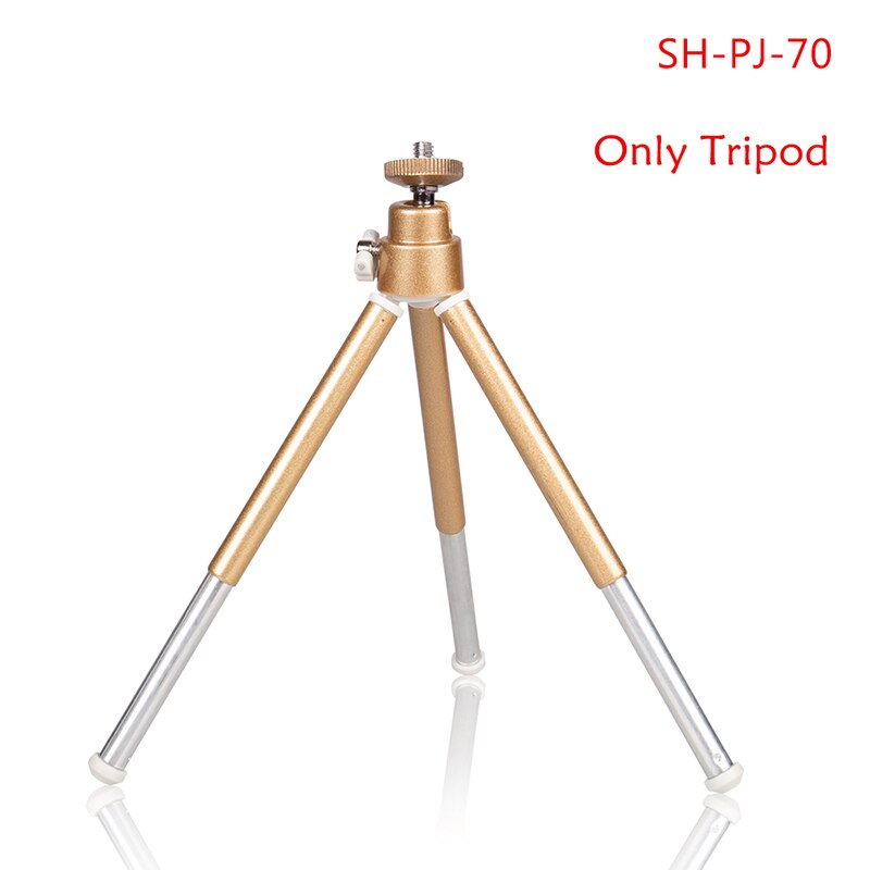 Tripod for Phones Stand Portable Flexible Selfie Tripod With Bluetooth Remote Ball Control Holder Camera Universal Photography: Mini Tripod Gold