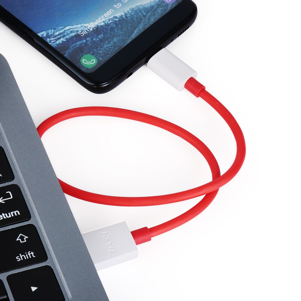 Original Oneplus 6 T Bindestrich Ladegerät Kabel USB 3.1 Typ C Für eins Plus 3 3 T 5 T 6 4A schnelle Hohe Geschwindigkeit 100 cm Ladung Energie Daten Kabel